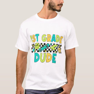 Camiseta 1Rua De Volta Para Meninos Estudantes