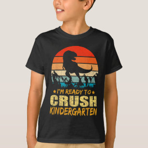 Camiseta 1rua Dia do Jardim de Infância Estou pronto para e