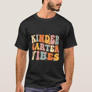 Camiseta 1rua Dia Do Jardim De Infância Vibes Ensino Aluno