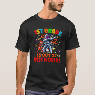 Camiseta 1Rua Está Fora Deste Foguete Espacial Mundial Prim