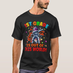 Camiseta 1Rua Está Fora Deste Foguete Espacial Mundial Prim