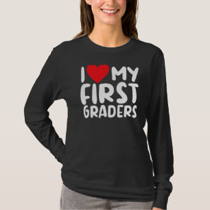 Camiseta 1rua Eu Amo Meus Primeiros Graus Ensinando Escola