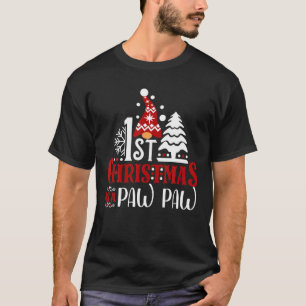 Camiseta 1Rua Xmas Paw Paw Pata Natal Gnomo Paw Combinação