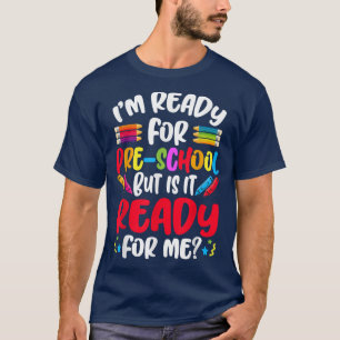 Camiseta 1st Day of Preschool Pre-K First Day of School