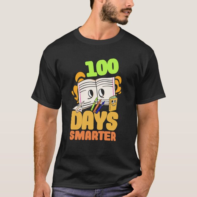 Camiseta 1st Grade Child 100 days smarter pupil (Frente)