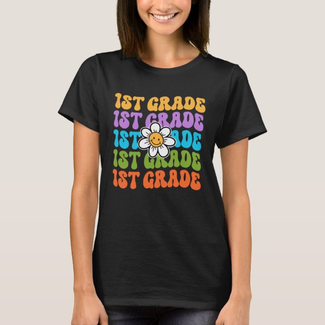 Camiseta 1st Grade Teacher Back To School First Day Appreci (Frente)