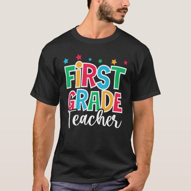 Camiseta 1st Grade Teacher First Day of School Welcome Back (Frente)