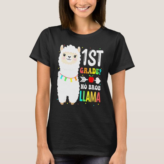Camiseta 1st Grade Teacher Student Back To School No Prob L (Frente)