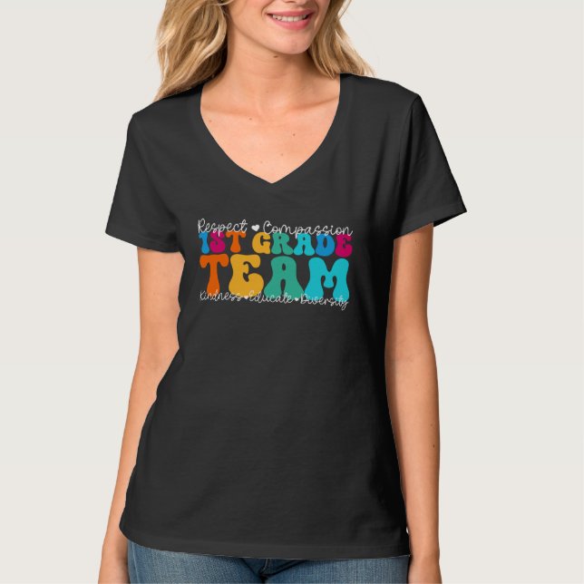 Camiseta 1st Grade Team Appreciation Week Back to School (Frente)