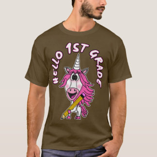 Camiseta 1st Grade Unicorn, Back To School 2022, 1st Grade