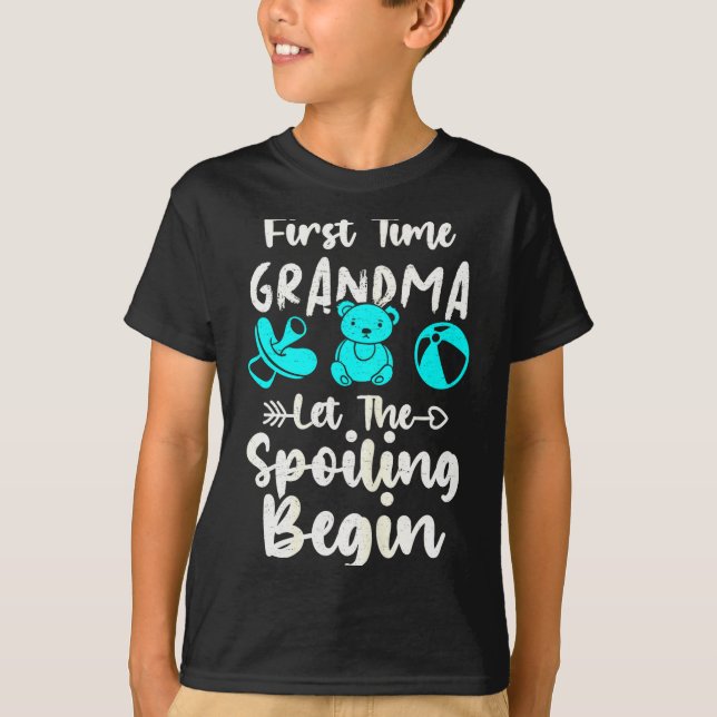 Camiseta 1st Time Grandma To Be First Time Grandma Grandmot (Frente)