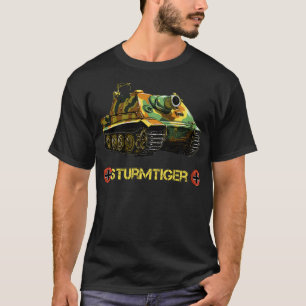 Camiseta 2ª Guerra Mundial — Tanque alemão Sturmtiger memor