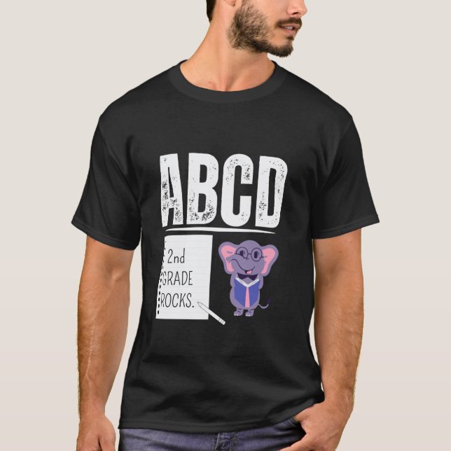Camiseta 2ª SÉRIE É INCRÍVEL Lápis ABCD Professor Volta às  (Frente)