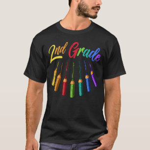 Camiseta 2º ano primeiro dia de volta às aulas alunos profe