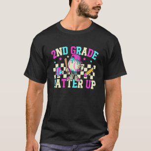 Camiseta 2º ano Rebentar Beisebol Gotejamento Professor De