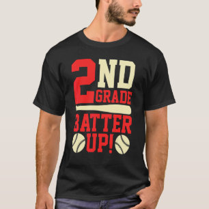 Camiseta 2º ano Rebentar Beisebol Softbol De Volta à Escola