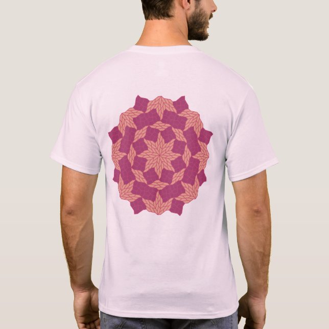 CAMISETA 2種類の凸五角形の8回回転対称テセレーション (Verso)