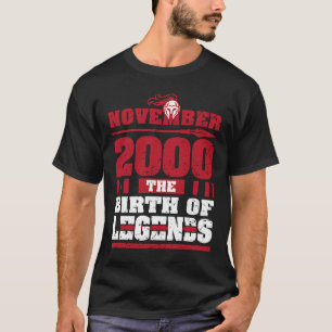 Camiseta 2000 Nascimento das Legendas 19 Anos 19 Dias Por D