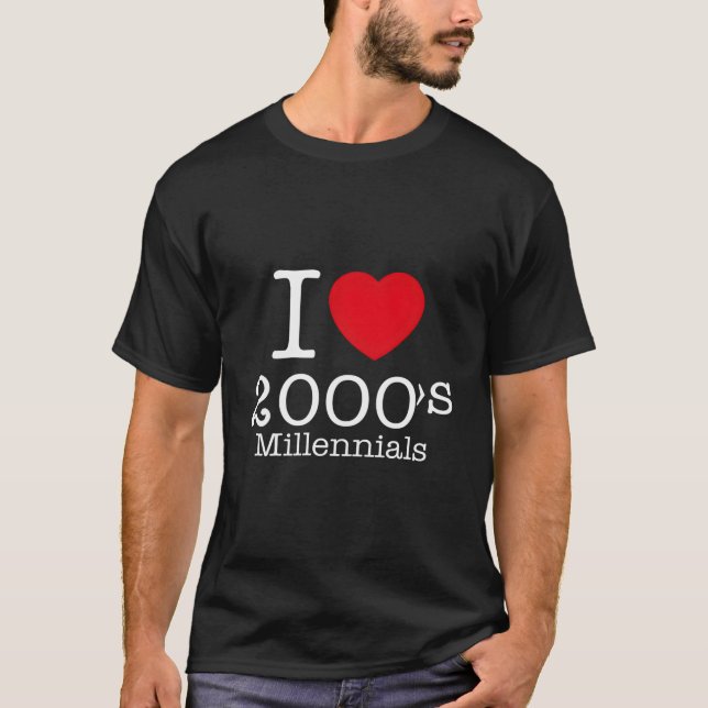 Camiseta 2000'S Millennials Generation Are Here Illustratio (Frente)