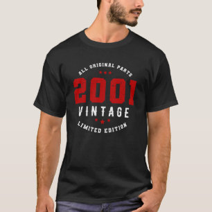 Camiseta 2001 Todas as Peças Originais, Edição Limitada, Vi