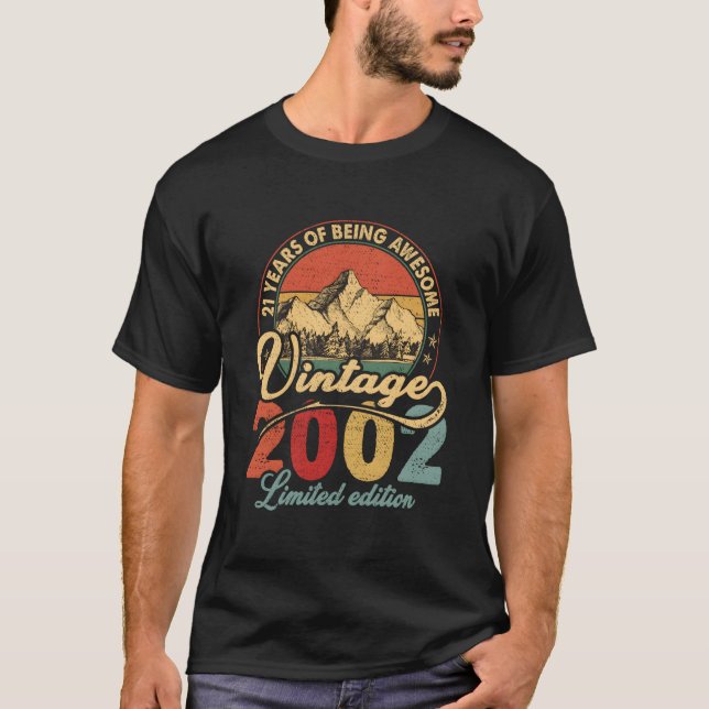 Camiseta 2002 21 Anos de Ser Incrível (Frente)