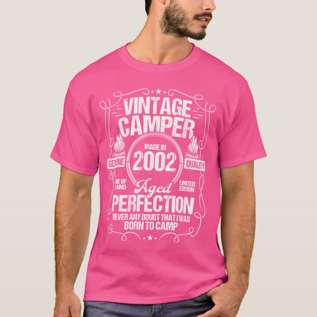 Camiseta 2002 Montanhas dos Acampadores Escoteiros Escotism (Frente)