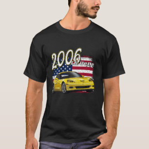Camiseta 2006 06 C6 Z06 ZR1 Vette StingRay Yellow Supercar