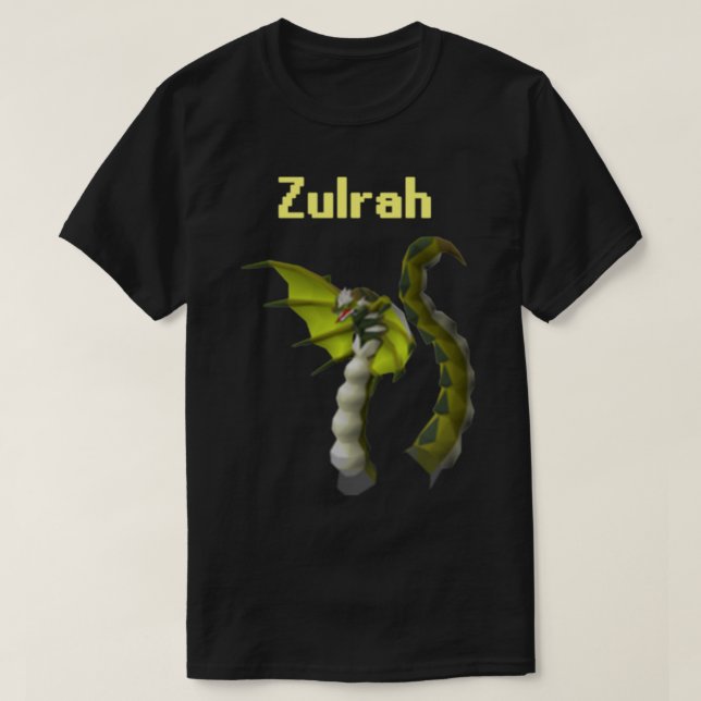 Camiseta 2007Scape Old School Zulrah (Frente do Design)