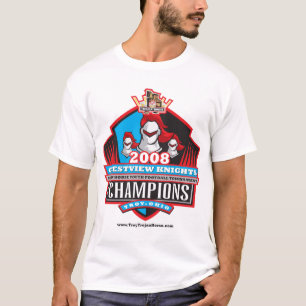 Camiseta 2008 campeões - cavaleiros de Crestview