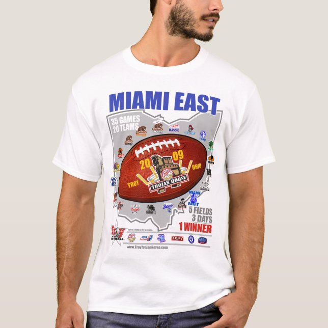 Camiseta 2009 Trojan Horse - Miami do leste (Frente)