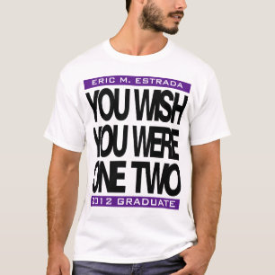 Camiseta 2012 customizáveis graduados você t-shirt dos ma