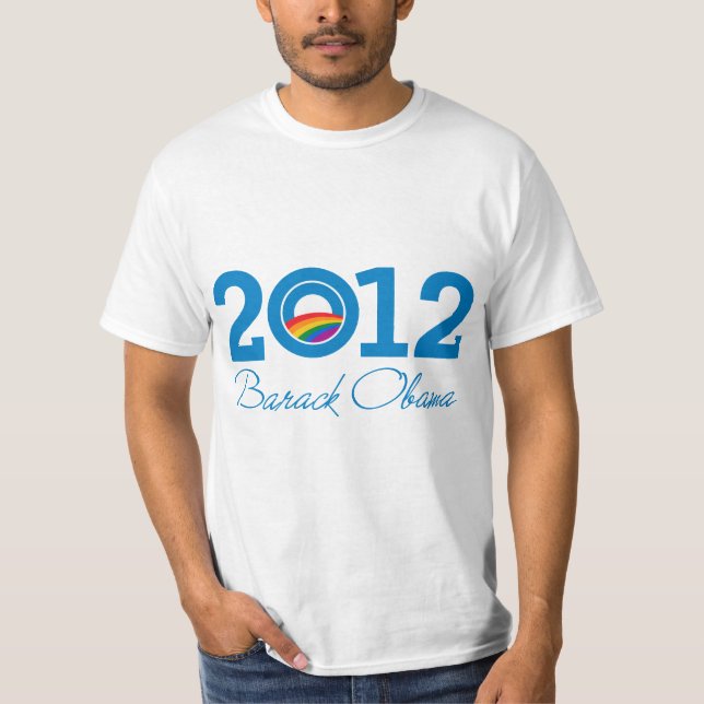 Camiseta 2012 - Orgulho de Barack Obama (Frente)