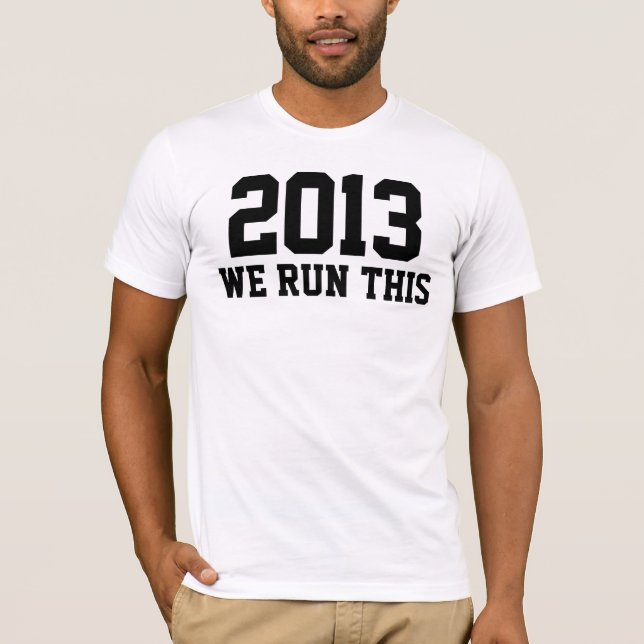 Camiseta 2013 nós funcionamos este como uma camisola da (Frente)
