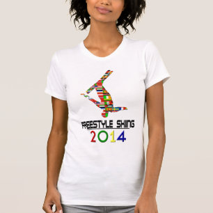 Camiseta 2014: Esqui do estilo livre