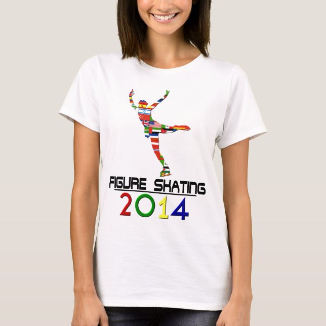 Camiseta 2014: Patinagem artística (Frente)