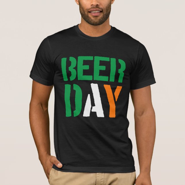 Camiseta 2016 St Patricks Irish Flag Colors Beer Day (Frente)