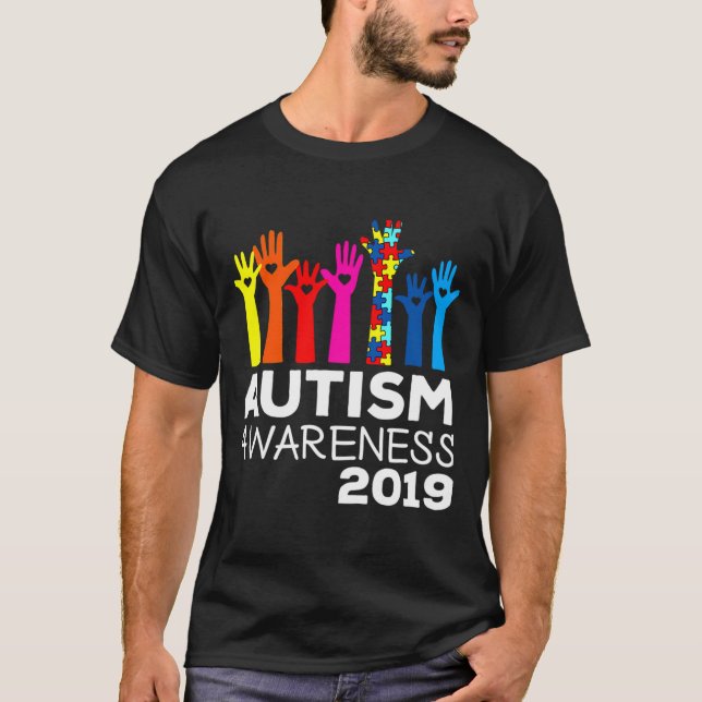 Camiseta 2019 Autism Awareness True Colors (Frente)