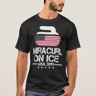 Camiseta 2019 Miracurl on Ice TSirt for US Stone Curling