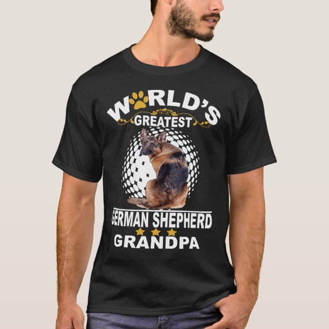 Camiseta 201 Avô do maior German shepherd do mundo (Frente)