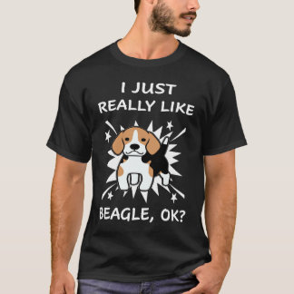 Camiseta 201 Eu Gosto Muito De Beagle