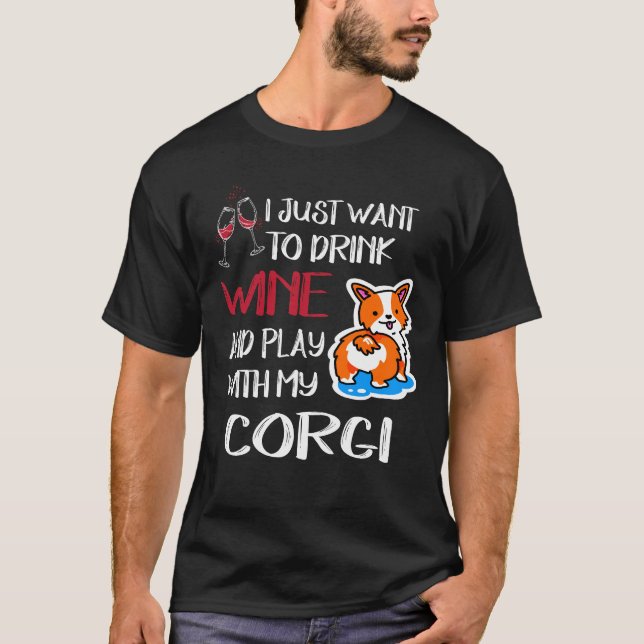Camiseta 201 Só Quero Beber Vinho (Frente)