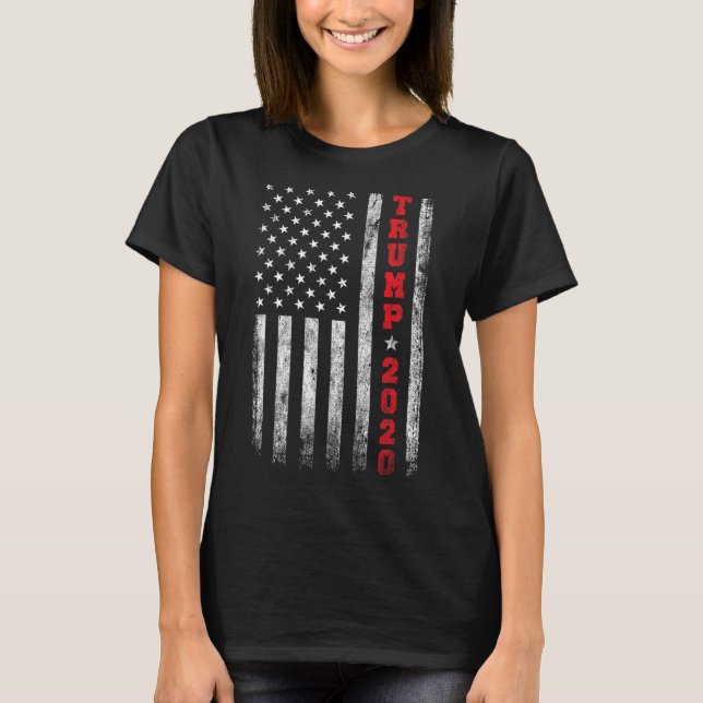 Camiseta 2020 American Flag Vintage (Frente)