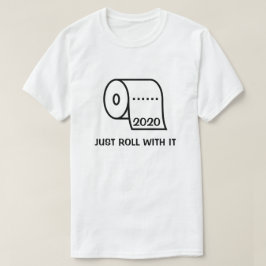 Camiseta 2020 Apenas rode com papel higiênico