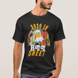 Camiseta 2020 É Visto Fantasma S Do Halloween De Folha De B