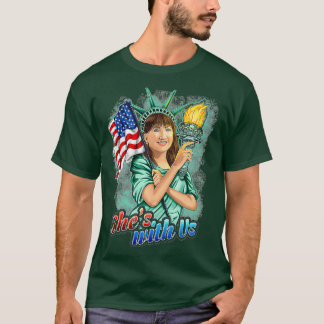 Camiseta 2020 Election Art She's With Us Lady Liberty Jo Jo
