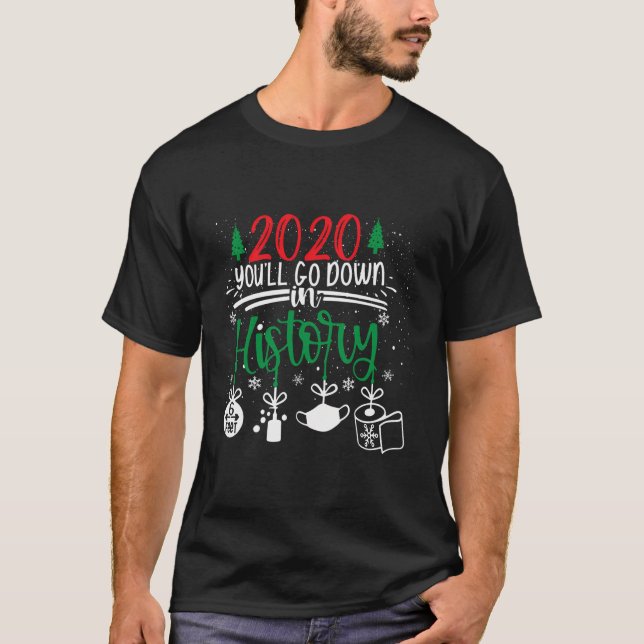 Camiseta 2020 Ficará Na História (Frente)