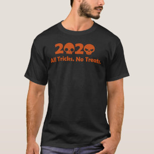 Camiseta 2020 Quarentena Halloween Todos Os Truques Sem Tra