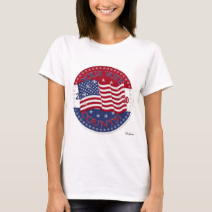 Camiseta 2020 Seu Voto Conta Bandeira Americana