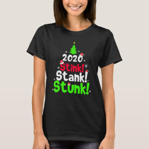 Camiseta 2020 Stink Stank Matching Family Natal P