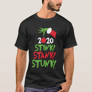 Camiseta 2020 Stink Stank Matching Family Natal P